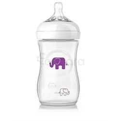 AVENT BIBERON NATURAL 260ML DECORE FILLE 9OZ REFERENCE SCF628/17