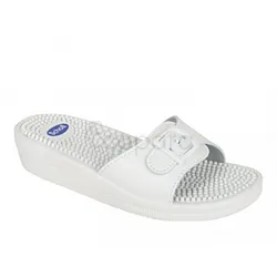 SCHOLL SANDALE FITNESS MASSAGE BLANC TAILLE 37