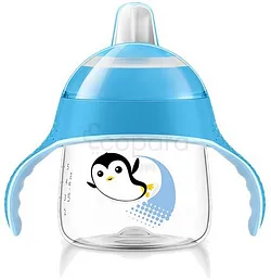 AVENT TASSE PINGOUIN AVEC ANSES BLEU 260ML REFERENCE SCF753/05