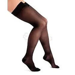 THUASNE BAS CUISSE FEMME INCOGNITO 2 CLASSE 2 NOIR TAILLE L