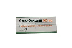 GYNODAKTARIN 400MG BOITE DE 3 OVULES