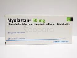 MYOLASTAN 50MG BOITE DE 20 COMPRIMES