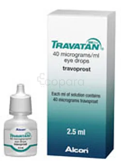 TRAVATAN 40µG 2.5ML COLLYRE MV
