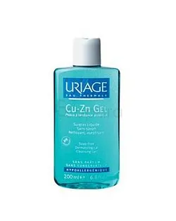 URIAGE CU-ZN GEL NETTOYANT 200ML