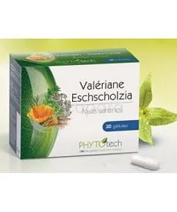 PHYTOTECH VALERIANE ESCHSCHOLZIA BOITE DE 20 GELULES