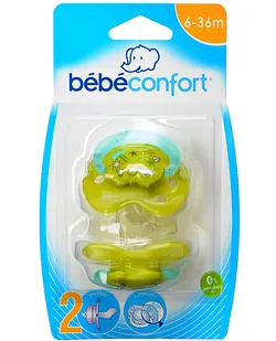 BEBE CONFORT SUCETTES SILICONE PHYSIO TAILLE 2