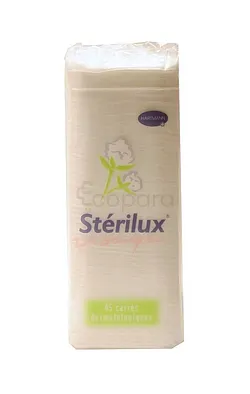 HARTMANN STERILUX USAGE COTTON CARRES DERMATOLOGIQUES BOITE DE 45