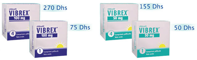 VIBREX 50MG BOITE DE 1 COMPRIME