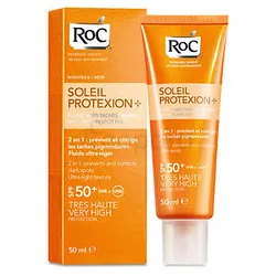 ROC ECRAN ANTI-TACHE BRUNES 2 EN 1 SPF50+ 50ML