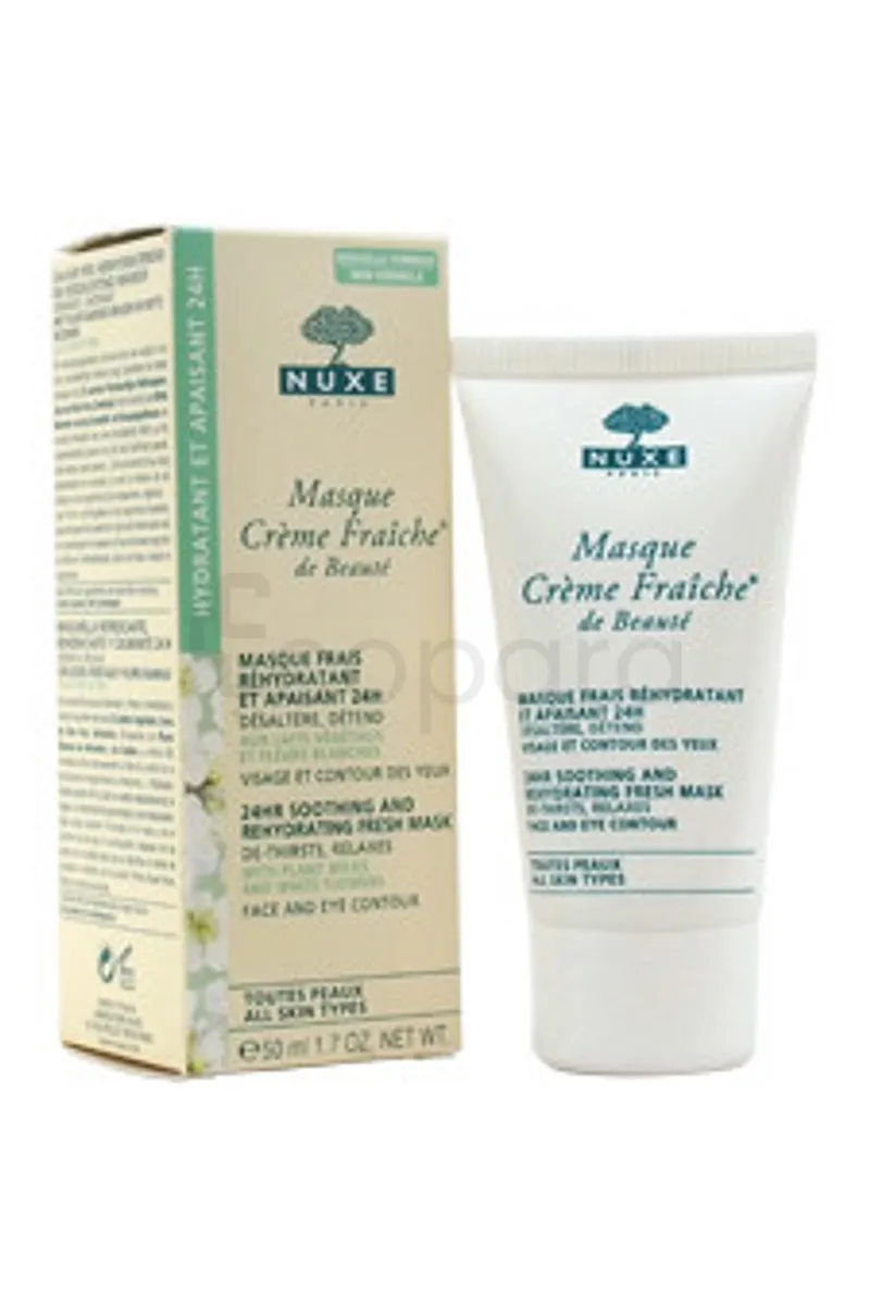 NUXE MASQUE CREME FRAICHE DE BEAUTE MASQUE FRAIS REHYDRATANT ET APAISANT 24H 50ML