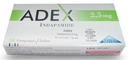 ADEX 2.5MG BOITE DE 30 COMPRIMES