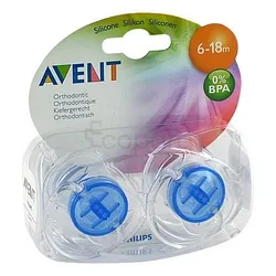 AVENT SUCETTES SANS BPA TRANSLUCIDES 6-18MOIS