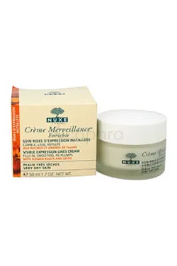 NUXE CREME MERVEILLANCE ENRICHIE RIDES D'EXPRESSION INSTALLEES 50ML