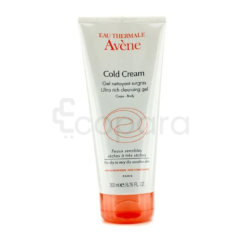AVENE COLD CREAM GEL NETTOYANT SURGRAS 200ML