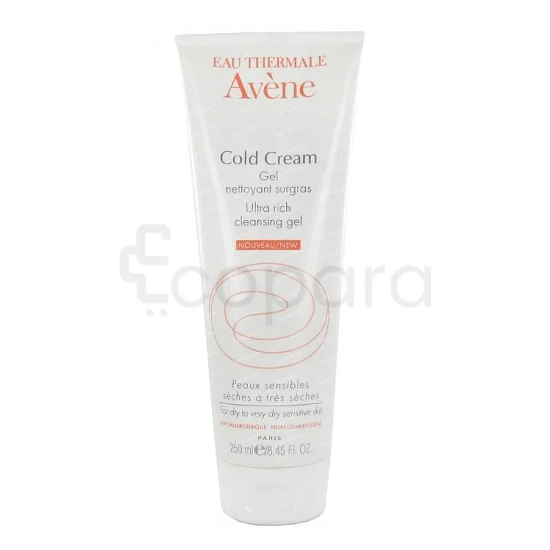 AVENE COLD CREAM GEL NETTOYANT SURGRAS 250ML