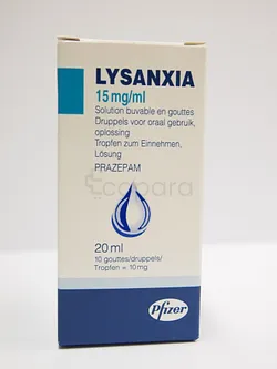 LYSANXIA 15MG 20ML GOUTTES BUVABLES