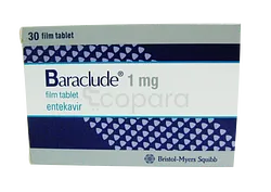 BARACLUDE 1MG BOITE DE 30 COMPRIMES