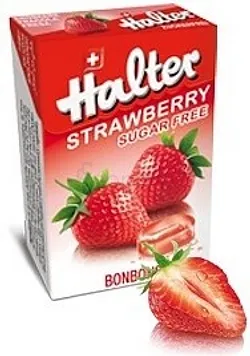 HALTER BONBONS FRAISE SANS SUCRE 40G