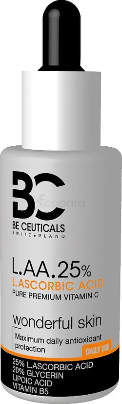 BC BE CEUTICALS L.ASCORBIC.ACID 25% VITAMINE B5 VISAGE ET CORPS 35ML