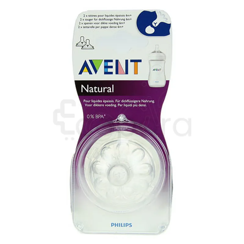 AVENT TETINE NATURAL LIQUIDE EPAIS 3M+ REFERENCE 655/27