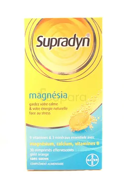 SUPRADYN MAGNESIA BOITE DE 15 COMPRIMES EFFERVESCENTS