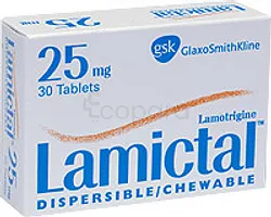 LAMICTAL 25MG BOITE DE 30 COMPRIMES DISPERSIBLES