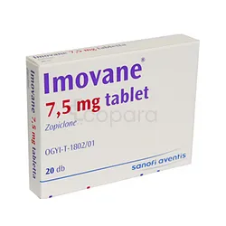 IMOVANE 7.5MG BOITE DE 20 COMPRIMES PELLICULES