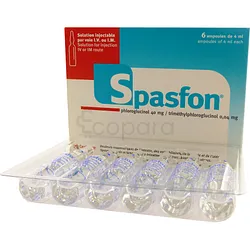 SPASFON 40MG BOITE DE 6 AMPOULES INJECTABLES