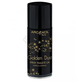 ARCANCIL GOLDEN DUST SPRAY PAILLETé OR CORPS & CHEVEUX