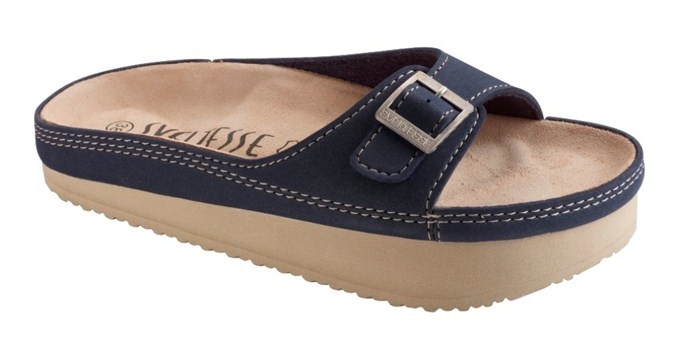 SANDALE NUBUCKS JEANS TAILLE 38
