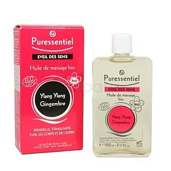 PURESSENTIEL EVEIL DES SENS HUILE DE MASSAGE BIO 100ML