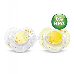AVENT SUCETTES FASHION SANS BPA 0-6MOIS BOITE DE 2 REFERENCE SCF172/68