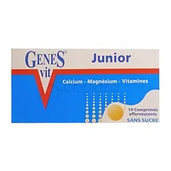GENES VIT JUNIOR BOITE DE 10 COMPRIMES EFFERVESCENTS
