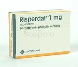 RISPERDAL 1MG BOITE DE 60 MV COMPRIMES PELLICULES