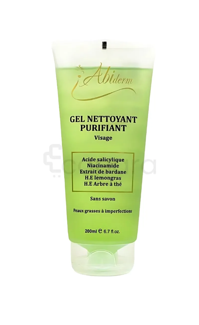ABIDERM GEL NETTOYANT PURIFIANT 200ML