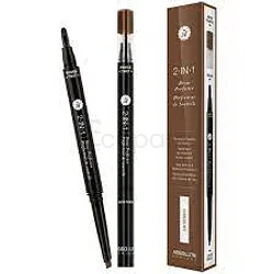 ABSOLUTE NEW YORK ABNY 2IN1 BROW PERFECTER CHOCOLATE REFERENCE AEBD04