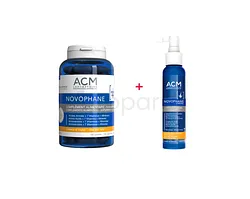 ACM PACK NOVOPHANE BOITE DE 180 GELULES + ACM NOVOPHANE CHRONIC LOTION ANTI-CHUTE 100ML