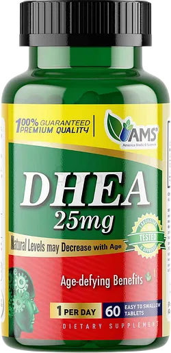 AMS DHEA 25MG BOITE DE 60 COMPRIMES REFERENCE AMSD02