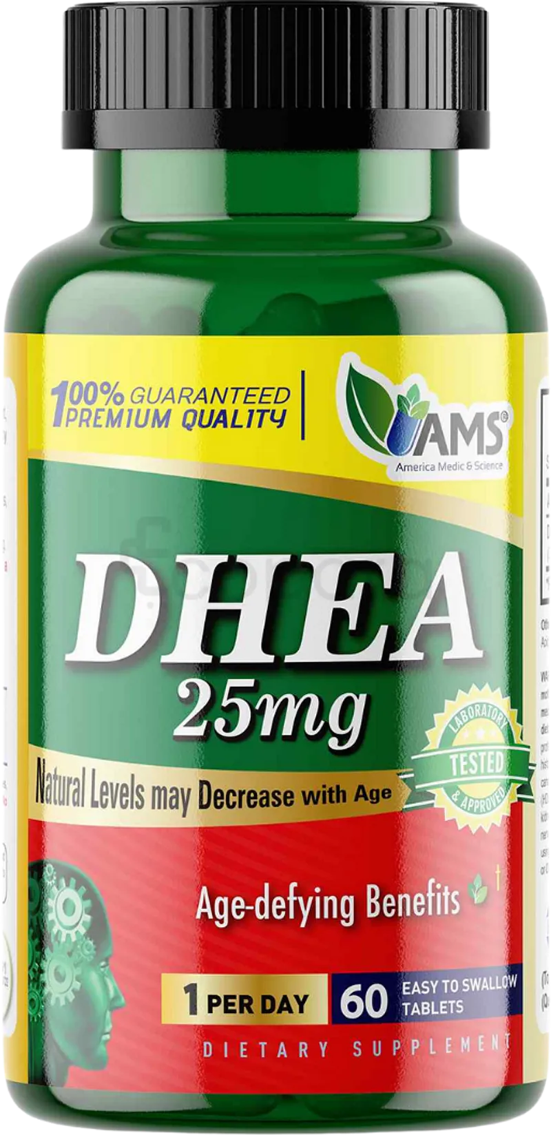 AMS DHEA 25MG BOITE DE 60 COMPRIMES REFERENCE AMSD02