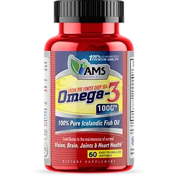 AMS OMEGA 3 1000MG BOITE DE 60 SOFTGELS REFERENCE AMS003A1