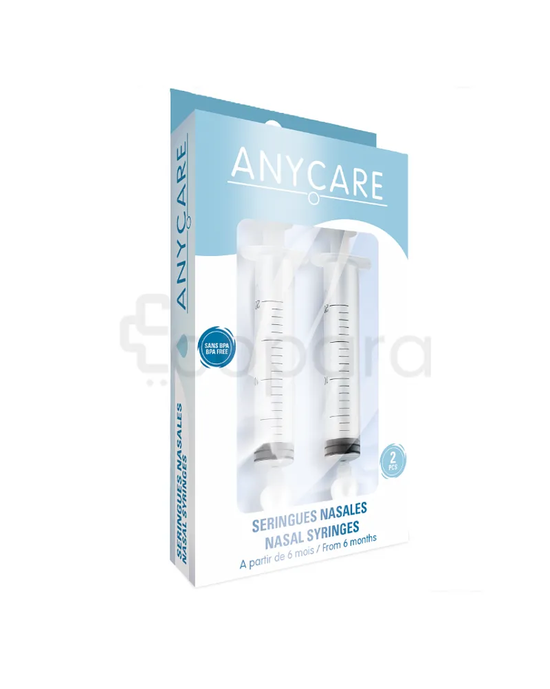 ANYCARE IRRIGATEUR NASALE BLANC BOITE DE 2
