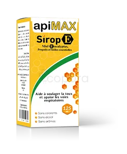APIMAX SIROP MIEL EUCALYPTUS ET PROPOLIS 125ML