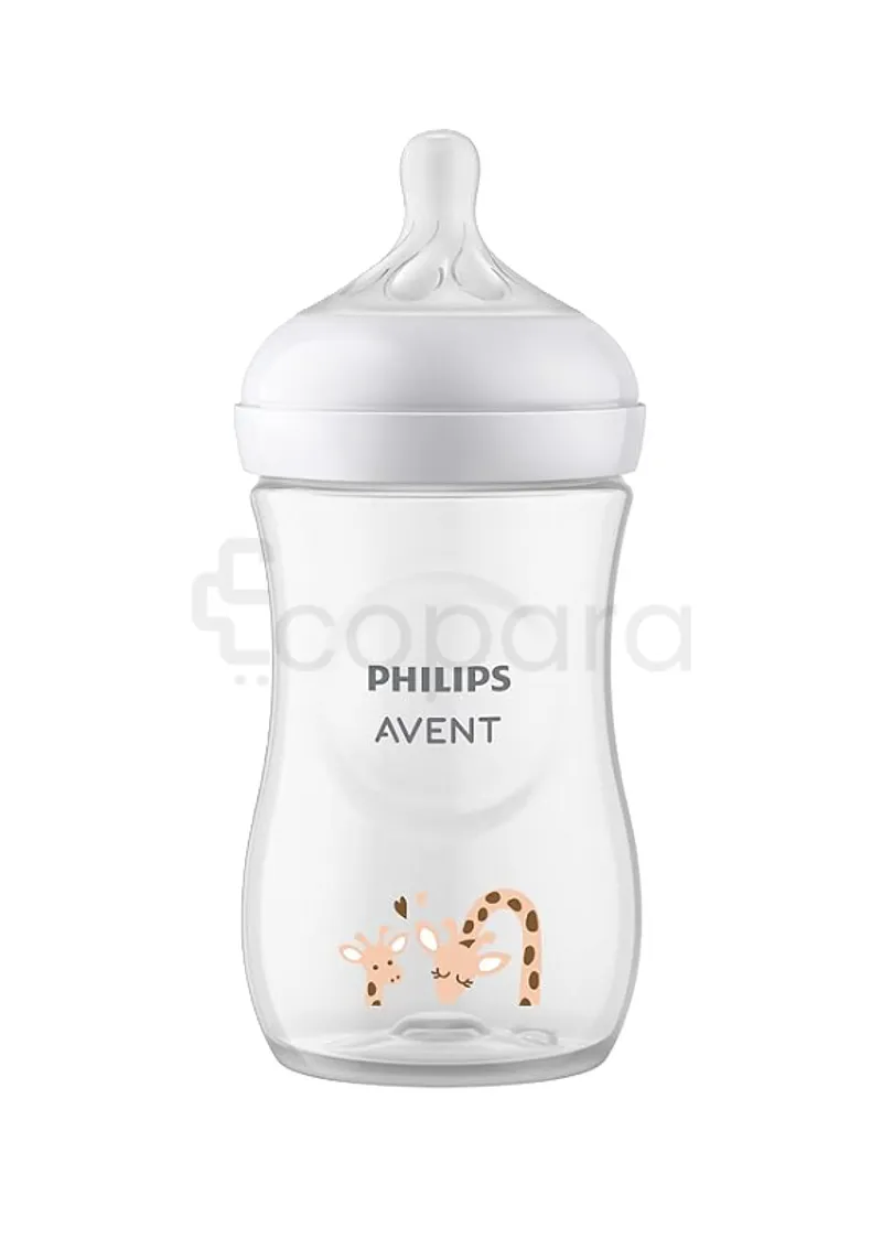 AVENT BIBERON NATURAL RESPONSE +1MOIS 260ML GIRAFFE REF SCY903/66