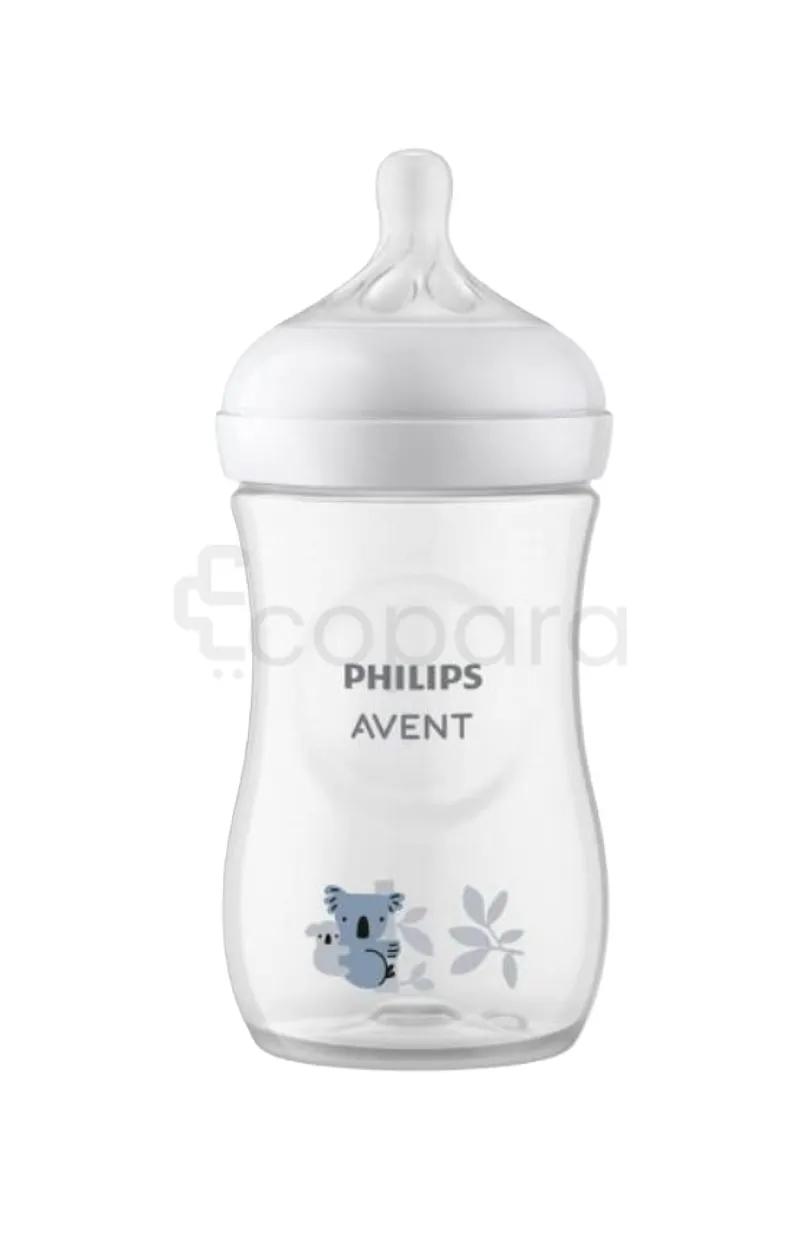 AVENT BIBERON NATURAL RESPONSE +1MOIS 260ML KOALA REF SCY903/67