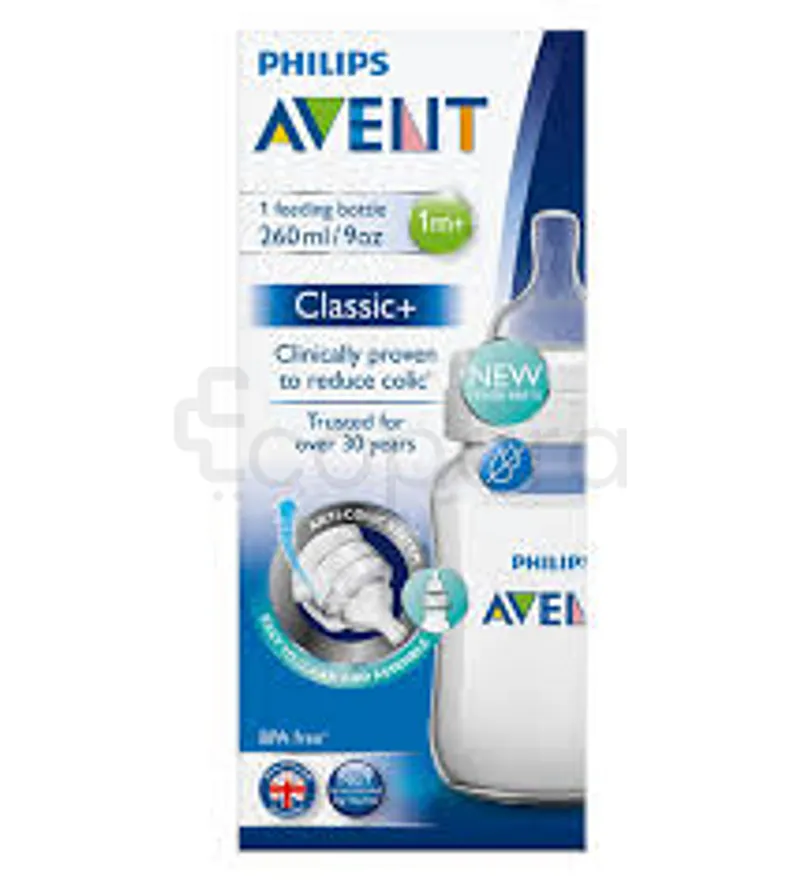 AVENT PACK BIBERON ANTI COLIC 260ML REFERENCE SCF813/61 + 2 TETINES +6MOIS
