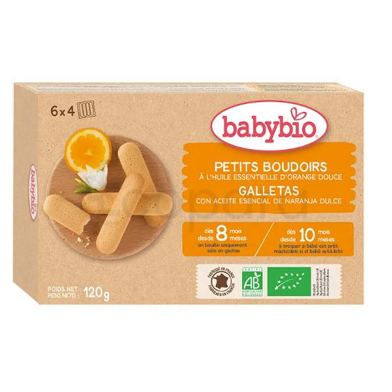 BABYBIO PETITS BOUDOIRS 120G