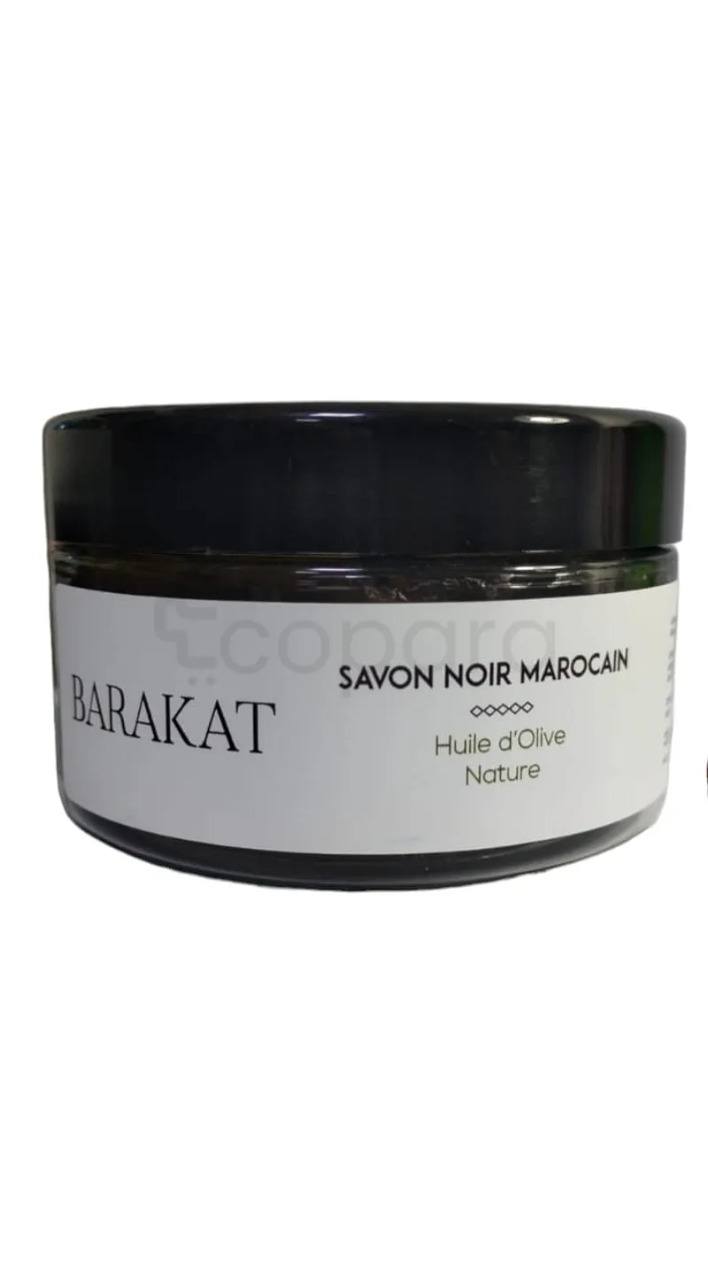BARAKAT SAVON NOIR MAROCAIN HUILE D'OLIVE 200G