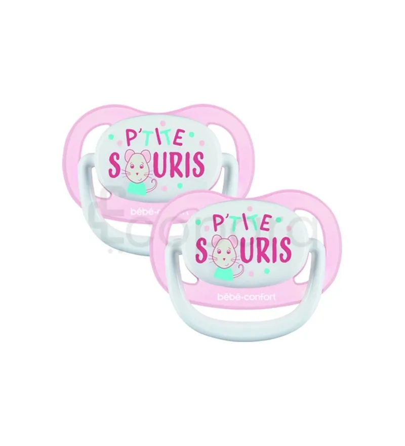 BEBE CONFORT SUCETTE PHYSIO 0-6MOIS PTITE SOURIS