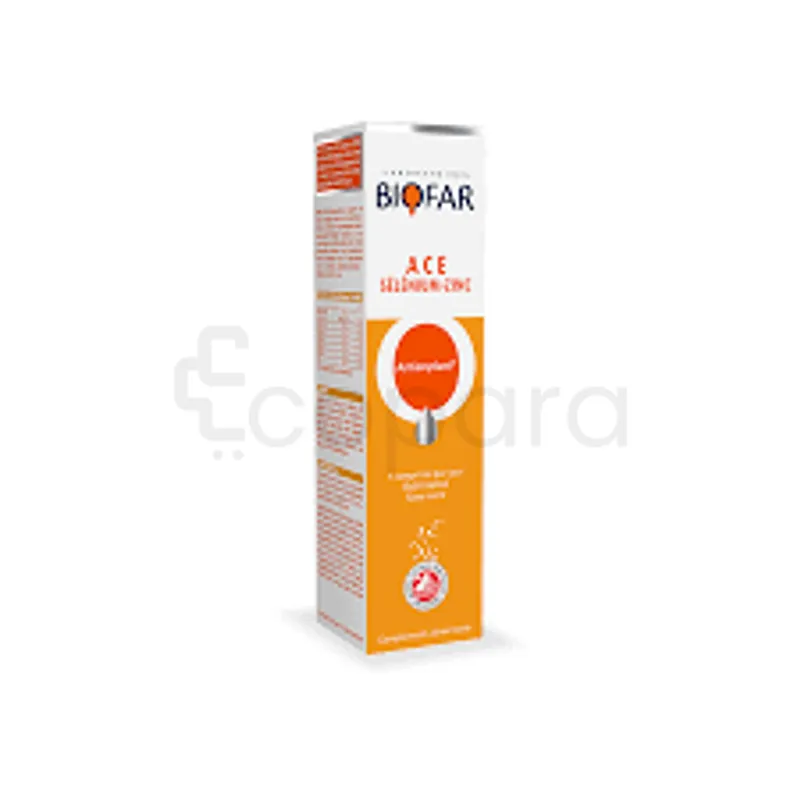 BIOFAR ACE SELENIUM-ZINC BOITE DE 20 COMPRIMES EFFERVESCENTS
