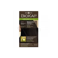 BIOKAP NUTRICOLOR DELICATO NUMERO 2.9 CHATAIN FONCE CHOCOLAT RAPID 10 MINUTES 135ML